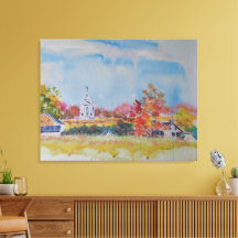 Paisaje del campo de batalla de Gettysburg / Larry