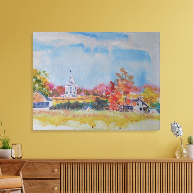 Lienzo Paisaje del campo de batalla de Gettysburg / Larry (Insitu (Sala de estar))