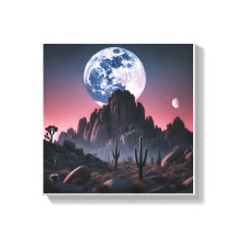 Paisaje del desierto celeste
