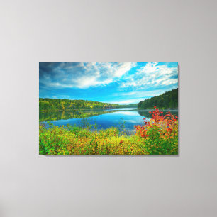 Lienzo Paisaje del lago Costello