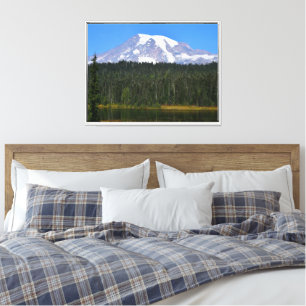 Lienzo Paisaje del Monte Rainier panorámico