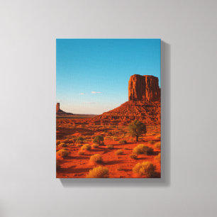 Lienzo Paisaje del Monumento al Sol Desierto