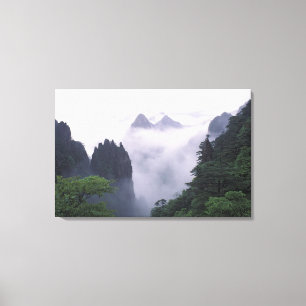 Lienzo Paisaje del Mt. Huangshan (Montaña Amarilla) en