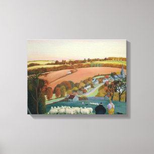 Lienzo Paisaje del otoño