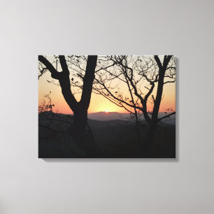 Lienzo Paisaje del Parque Nacional Shenandoah Sunset