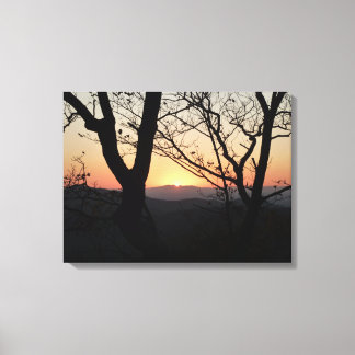 Lienzo Paisaje del Parque Nacional Shenandoah Sunset