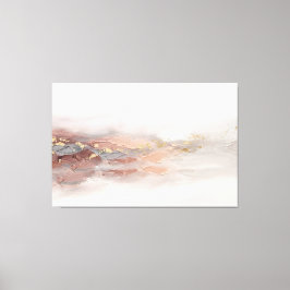 Lienzo Paisaje dorado abstracto minimalista moderno con r