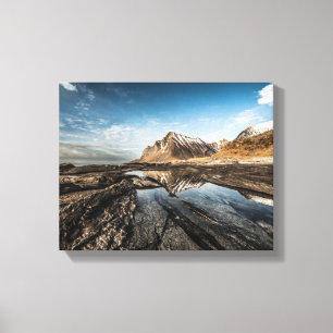 Lienzo Paisaje en las islas Lofoten de Noruega