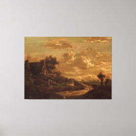 Lienzo Paisaje en Sunset, Rafaël Camphuysen (I), c. 165