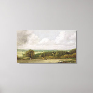 Lienzo Paisaje: Escena de arado en Suffolk (un Summerlan