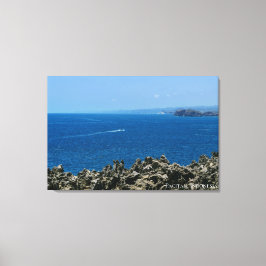 Lienzo Paisaje fotográfico del mar océano kárstico Viaje 