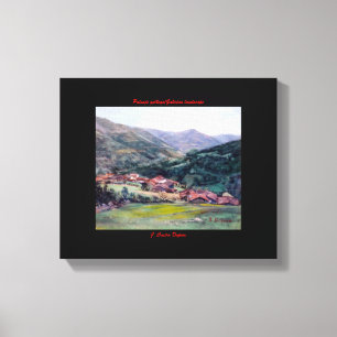 Lienzo Paisaje gallego/Galician landscape