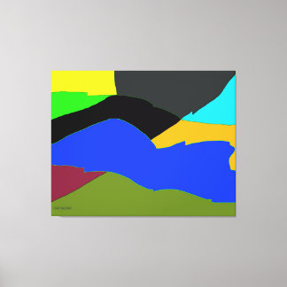 Lienzo Paisaje italiano