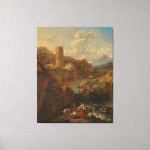 Lienzo Paisaje italiano, Nicolaes Pietersz. Berchem, 165