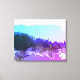 Lienzo Paisaje Lilac digital_art