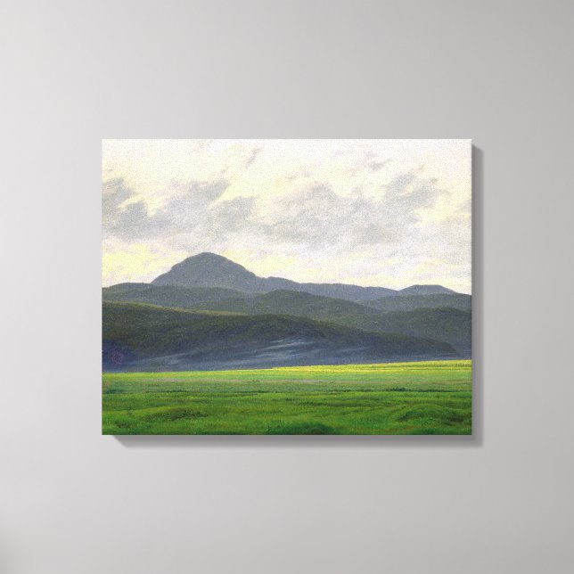 Lienzo Paisaje montañoso (Anverso)