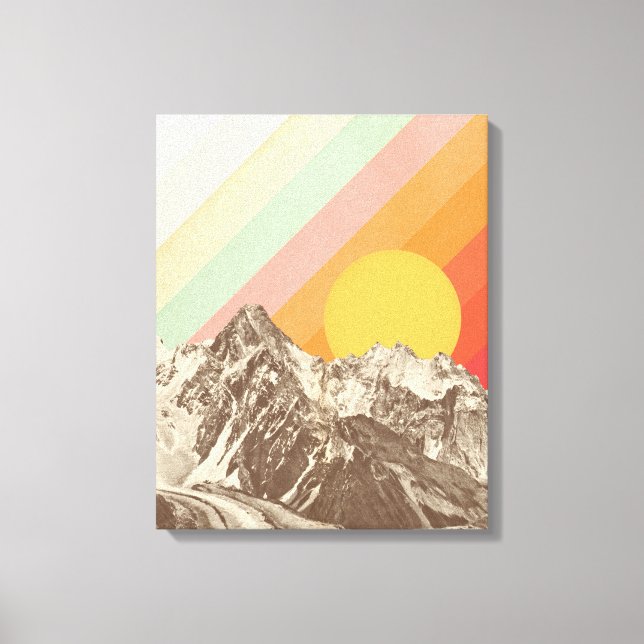 Lienzo Paisaje montañoso 1 | Florent Bodart (Anverso)