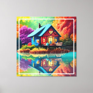 Lienzo Paisaje natural con otoño-38566