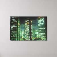 Paisaje nocturno, Shinjuku, Tokio, Japón