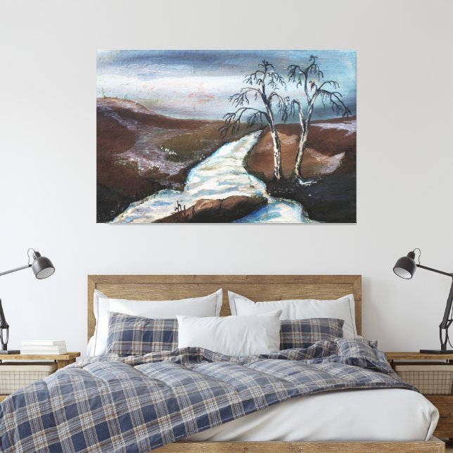Lienzo Paisaje onírico (Insitu(Dormitorio))