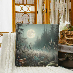 Lienzo "Paisaje Onírico – Prado Encantado al Crepúsculo