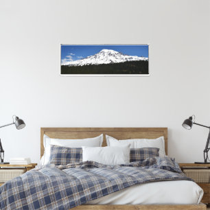 Lienzo Paisaje Panorámico del Monte Rainier con cubierta
