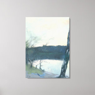 Lienzo Paisaje (pastel sobre lienzo)