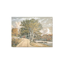 Paisaje pintado en el río Harlem