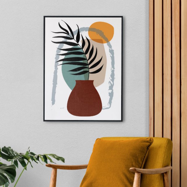 Lienzo Paisaje Resumen Boho, Extenso Extenso Terminado (Subido por el creador)