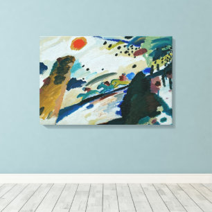 Lienzo Paisaje romántico de Wassily Kandinsky