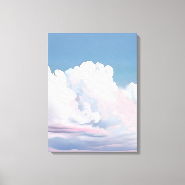 Lienzo Paisaje rosa onírico (Anverso)