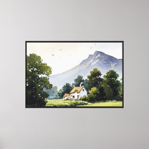Lienzo Paisaje rural