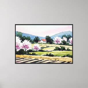 Lienzo Paisaje rural