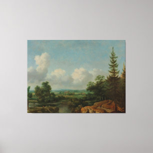 Lienzo Paisaje sueco, Allaert van Everdingen, 1650