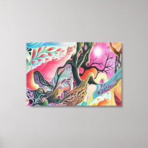 Lienzo Paisaje surrealista