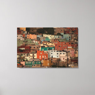 Lienzo Paisaje urbano de Guanajuato, México