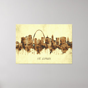 Lienzo Paisaje urbano de St. Louis Missouri