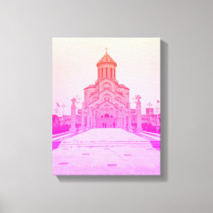 Lienzo Paisaje urbano de Tiflis Georgia Arquitectura de S