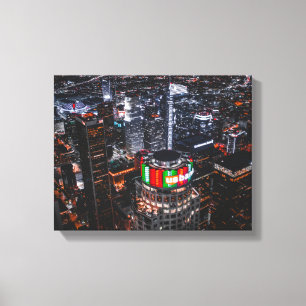 Lienzo paisaje urbano por la noche