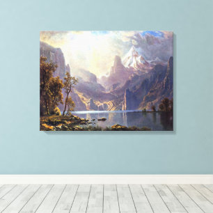Lienzo Paisaje Vintage, Lago Tahoe por Albert Bierstadt