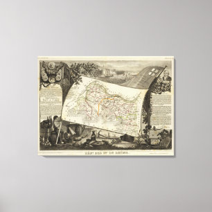 Lienzo Paisaje y ciudades