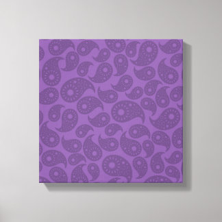 Lienzo Paisley morado oscuro.