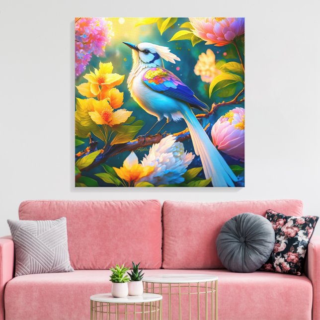 Lienzo Pájaro arcoiris de Jay Fantasy (Insitu (Sala de estar))