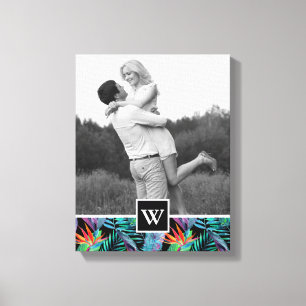 Lienzo Pájaro De Paraíso   Añadir su foto e inicial