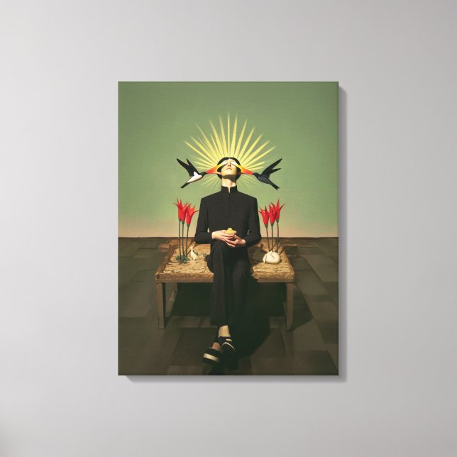Lienzo Pájaro libre (Anverso)
