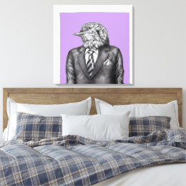 Lienzo Pájaro muerto en traje negro (Sumire)