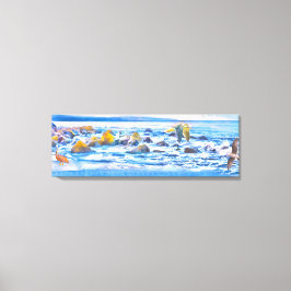 Lienzo Pájaros del mar Zona de juegos oceánica