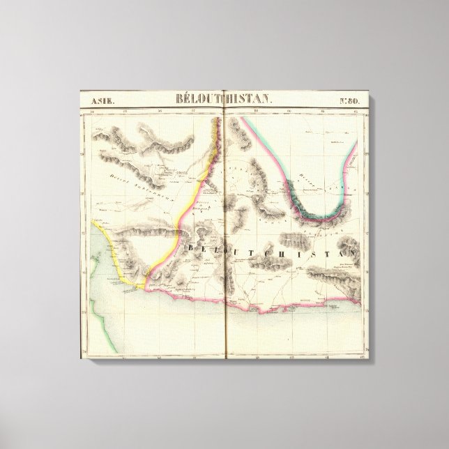 Lienzo Pakistán, Asia 80 (Anverso)