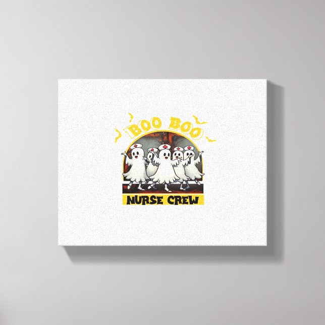 Lienzo Palabras de la camiseta de la TRIPULACIÓN DE BOO B (Anverso)