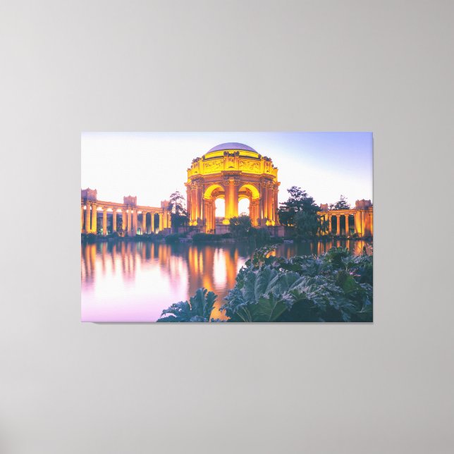 Lienzo Palacio de Bella Artes de San Francisco (Anverso)